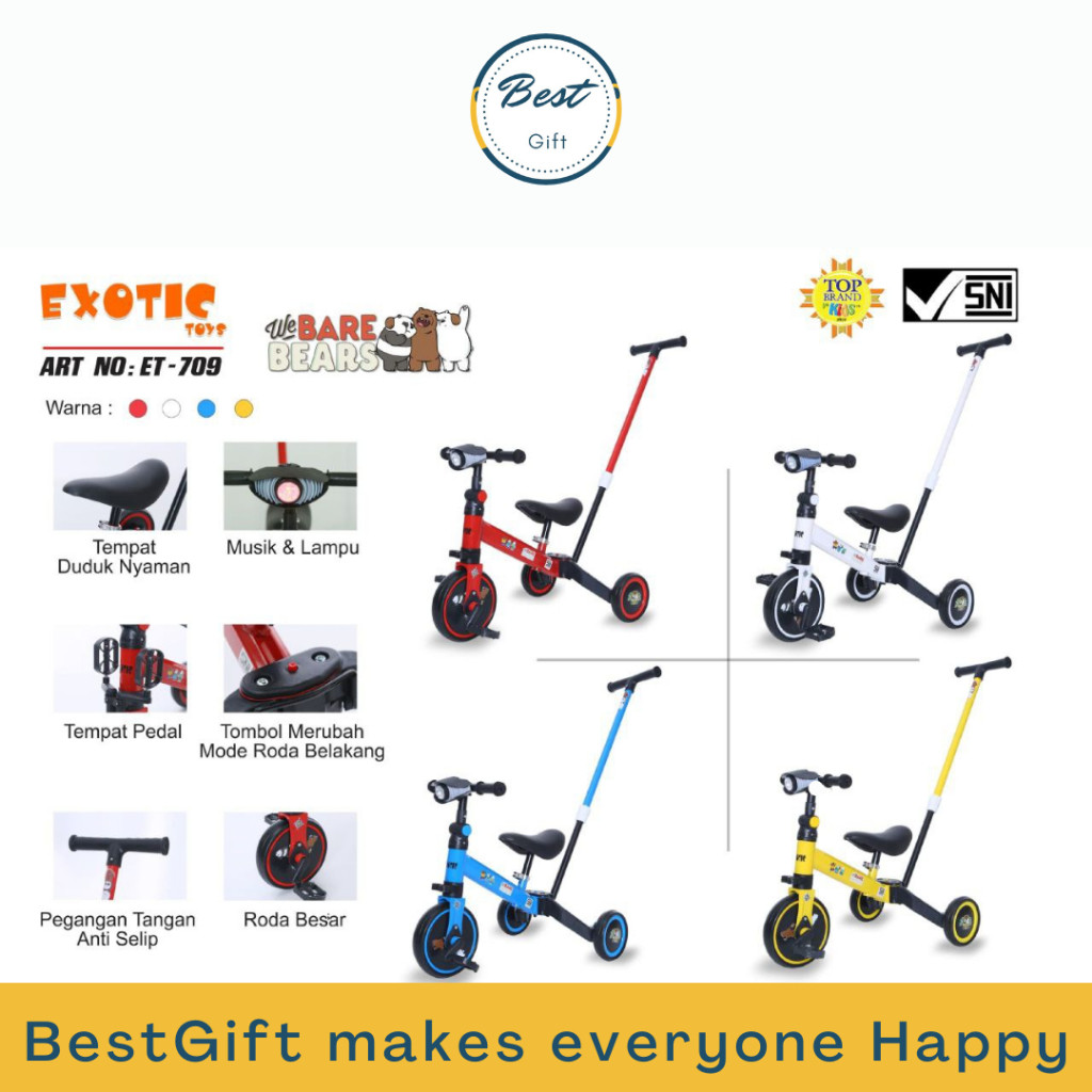 EXOTIC BALANCE BIKE ET-709 // ET- 709-7 // PMB T-30 // ET-714 // YUKITA709-MT // YUKITA 709-MTC