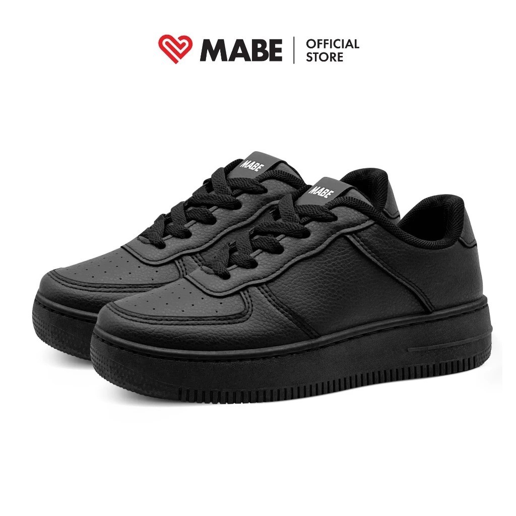 MABE FLASH SALE Eunwoo Sepatu Sekolah Hitam Wanita Sneakers Kerja Olahraga Kets Korea Shoes Black