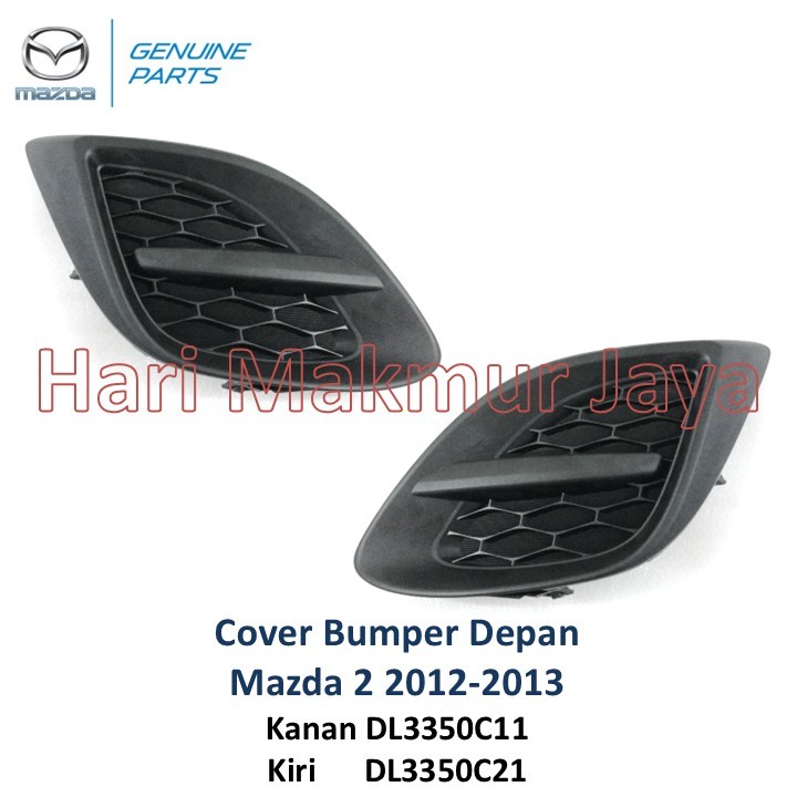 Cover Bumper Depan Kanan kiri MAZDA 2 Mazda2 2009 2010 2011 2012 Tutup Bemper Original baru