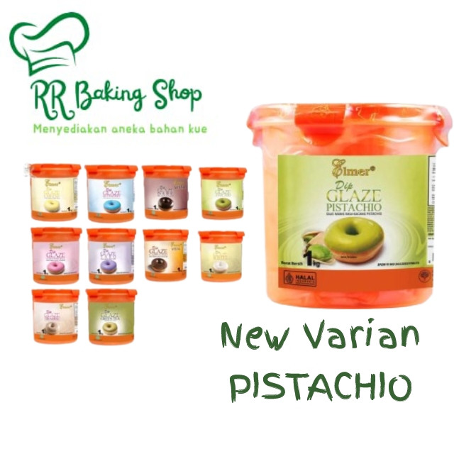 

ELMER Dip Glaze 1kg All Varian - Elmer Dip Glaze 1kg Topping Selai Donat Kue Roti
