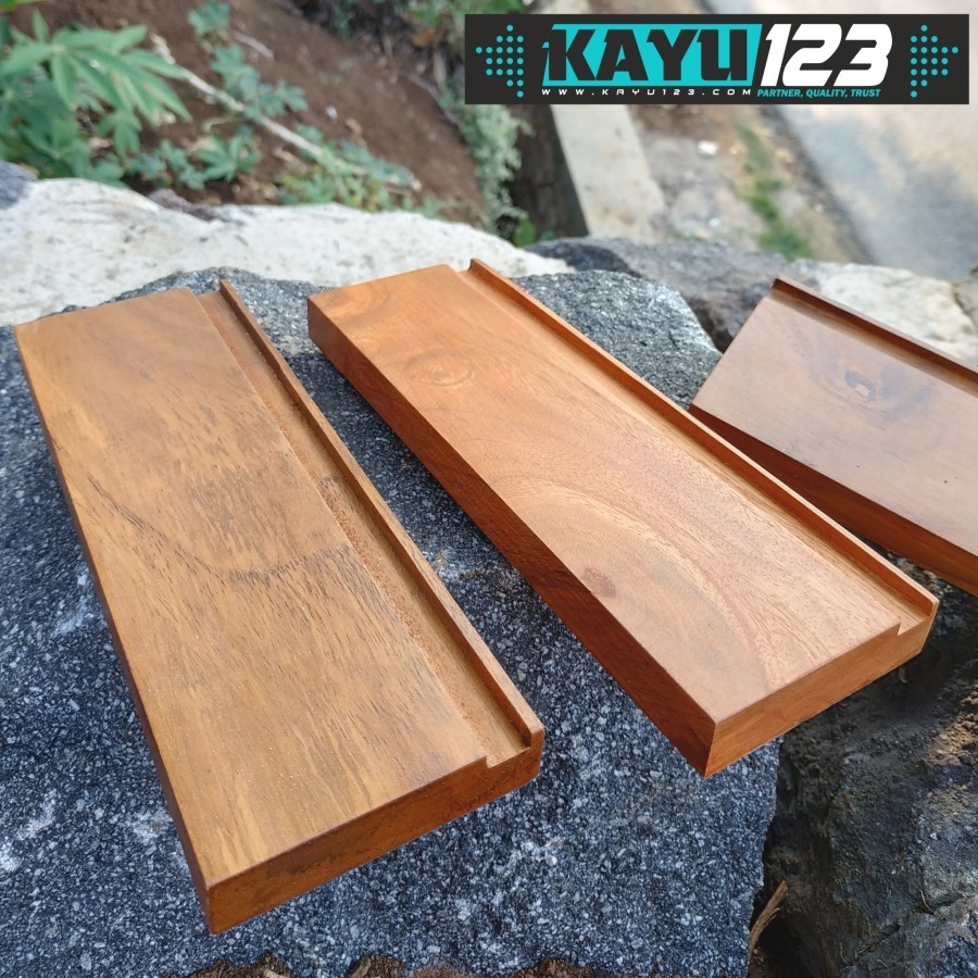 

Wooden Pen Holder 15x5 cm Tempat Pensil Pulpen (WPP-03)