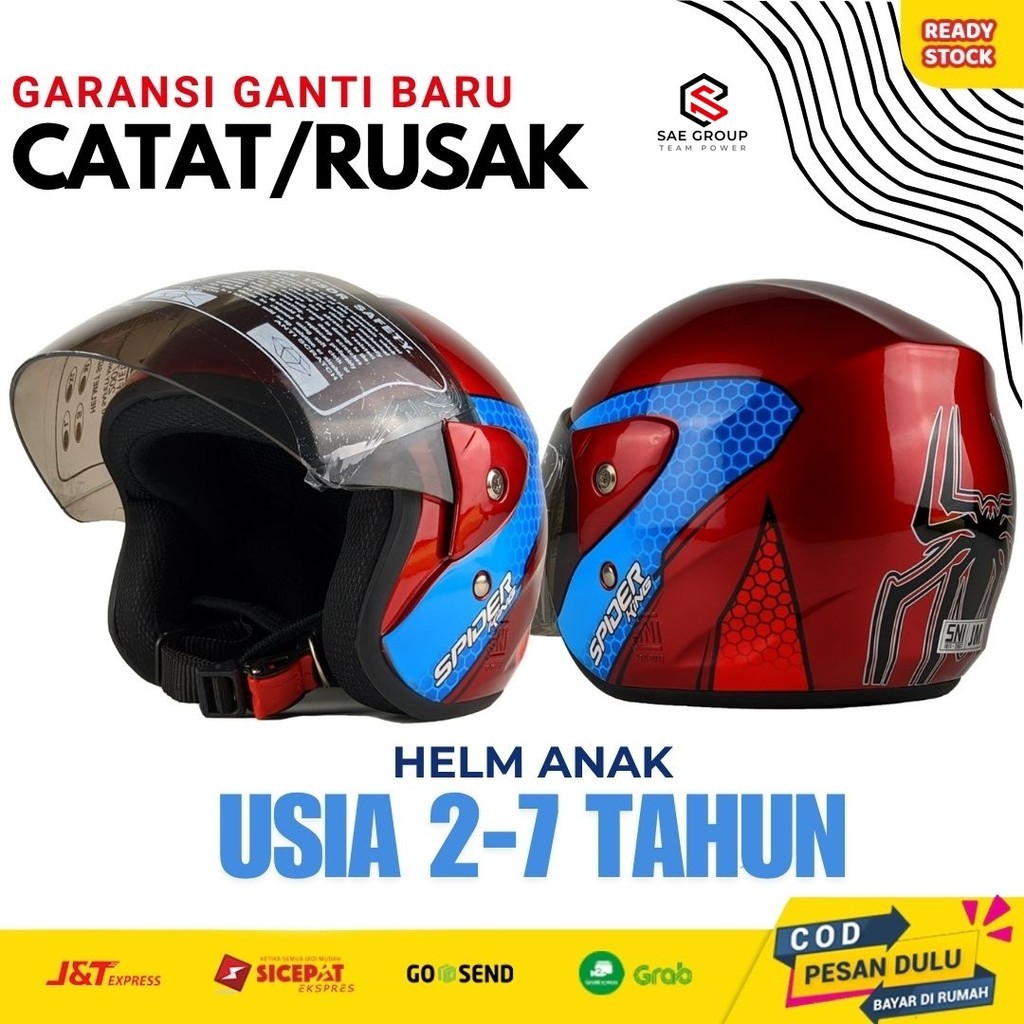 Helm Motif Anak Kecil Umur 1 2 3 4 5 6 7 Tahun Perempuan Lucu