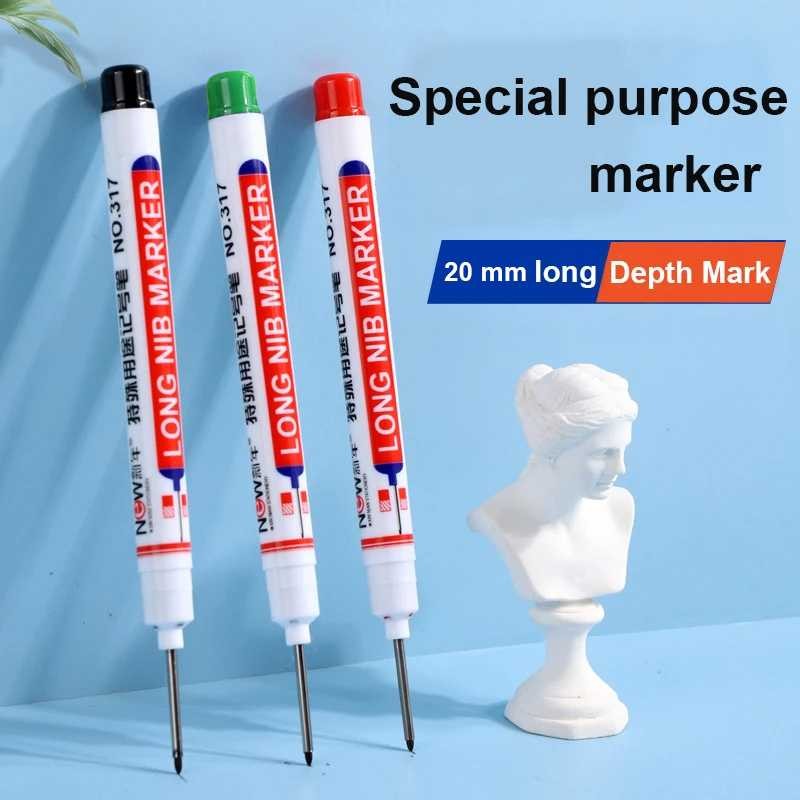 

‼️BISA COD‼️RCHMDSHPDTY Pena Marking Single Head Marker Long Nib Waterproof - NO.317