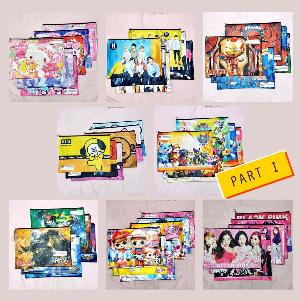 

(Order Per Set) Part I Map Folder Dokumen F4 Kain