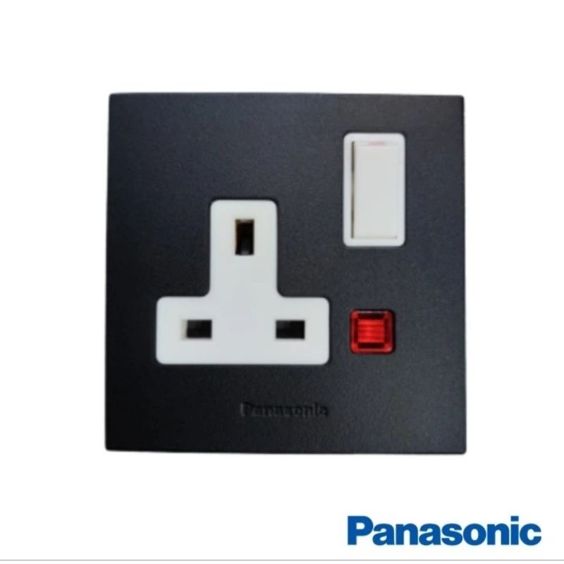 PANASONIC Stop Kontak AC Hitam WBSJ1214B