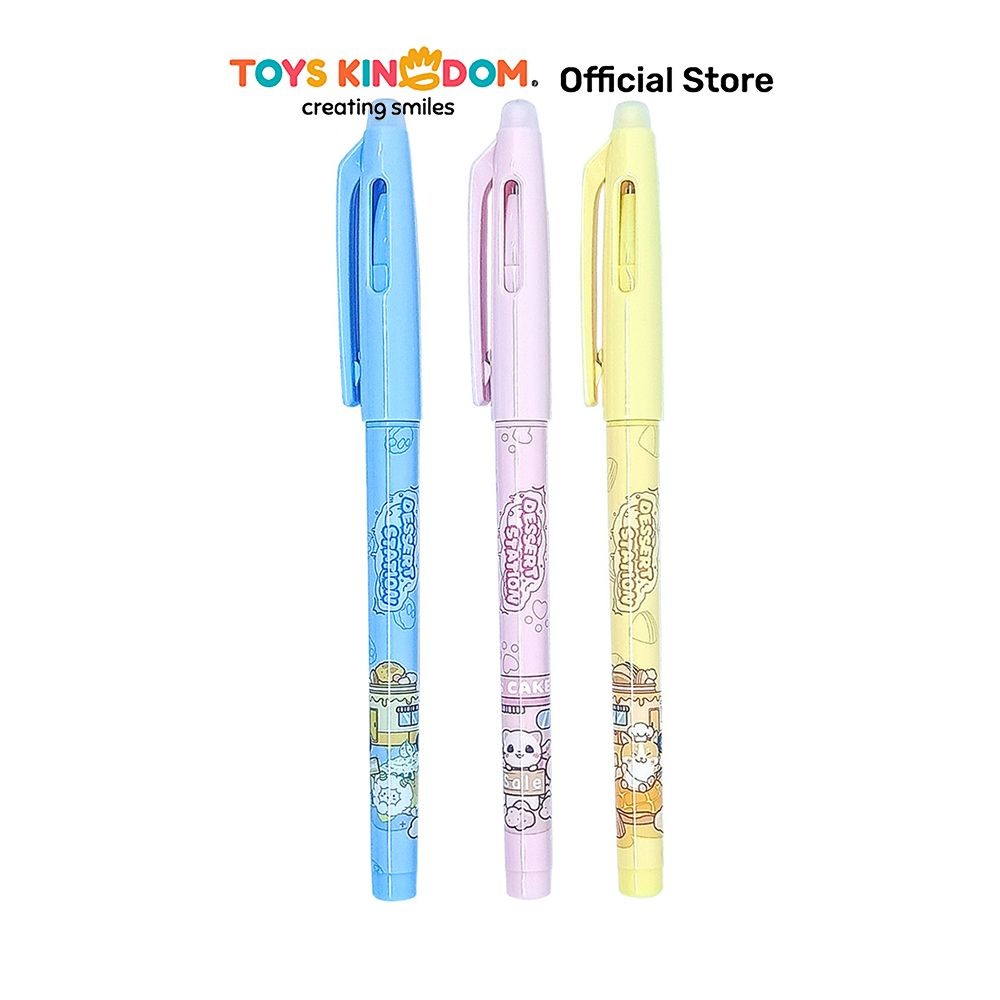 

Toys Kingdom M&G 0.5 mm Pulpen Gel Hitam Erasable Dessert Station Random Pena Ballpoint Pen Bolpoin Alat Tulis