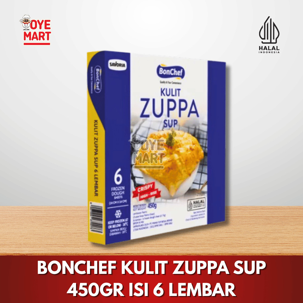 

BONCHEF KULIT ZUPPA SUP 450GR ISI 6 LEMBAR