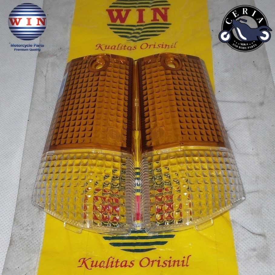 Mika Lampu Sen Depan Astrea Prima 1989 1990 1991 WIN | kaca riting sein depan kanan kiri motor honda