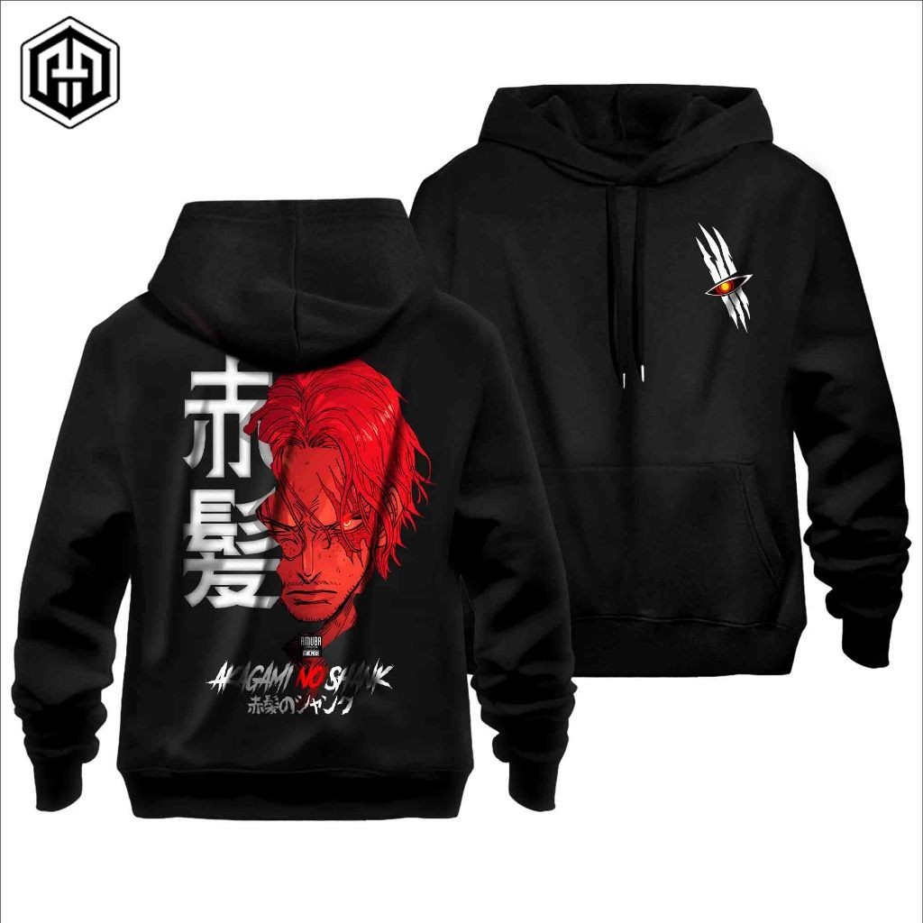 Jaket Hoodie Akagami no Shank Yonko Killer One piece - Kaos Anime OnePiece Emperor