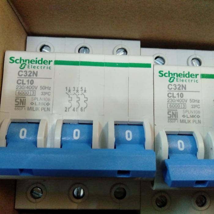 Mcb 10A 3Phase PLN Schneider