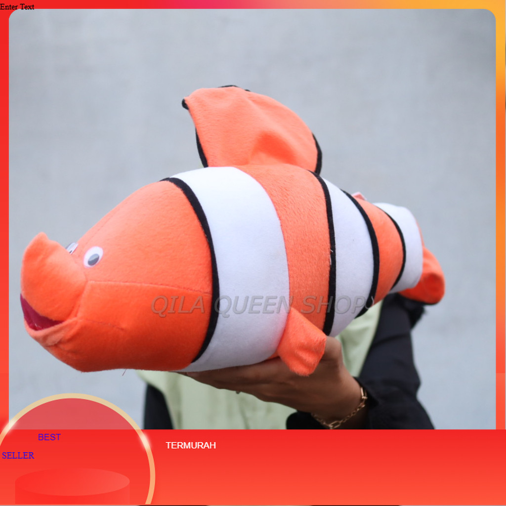 Boneka L Ikan Nemo 50Cm Cocok Untuk Kado Ulang Tahun Toys Hadiah Mainan Bisa Cod