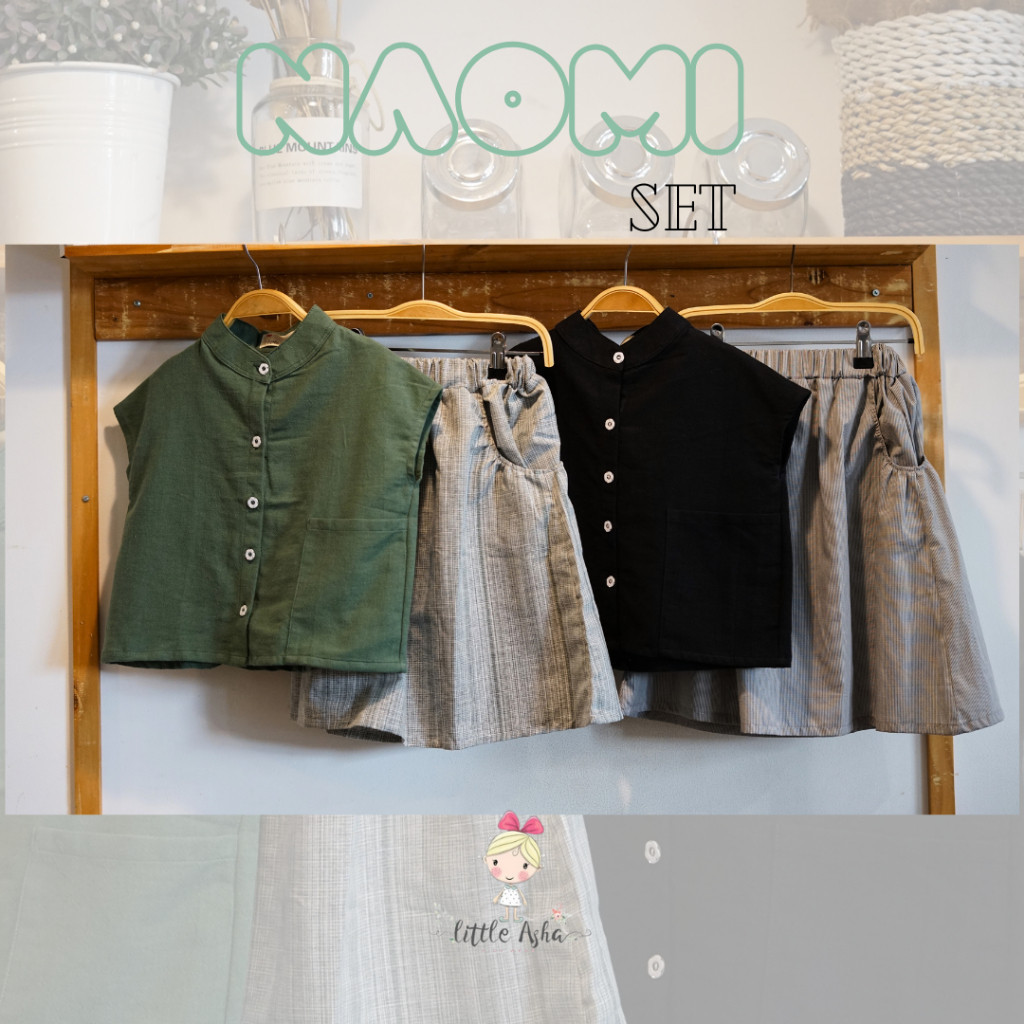 Naomi Daily - Set  | Daily Set Anak Perempuan | Setelan Anak PerempuanCO