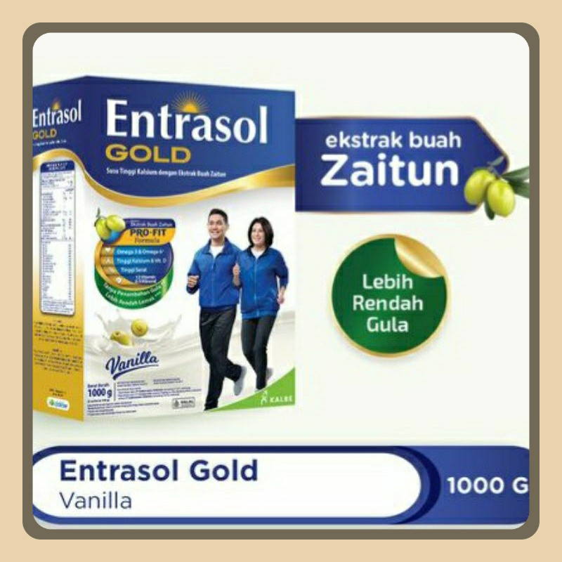 

PROMO MURAH BANGET! Entrasol Gold 980gr Vanilla (JUMBO)