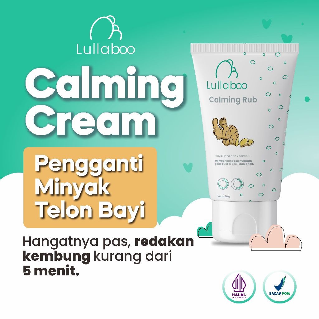 

Lullaboo Calming Bayi Cream - Pengganti Minyak Telon - Rub Cream Redakan Kembung dan Kolik