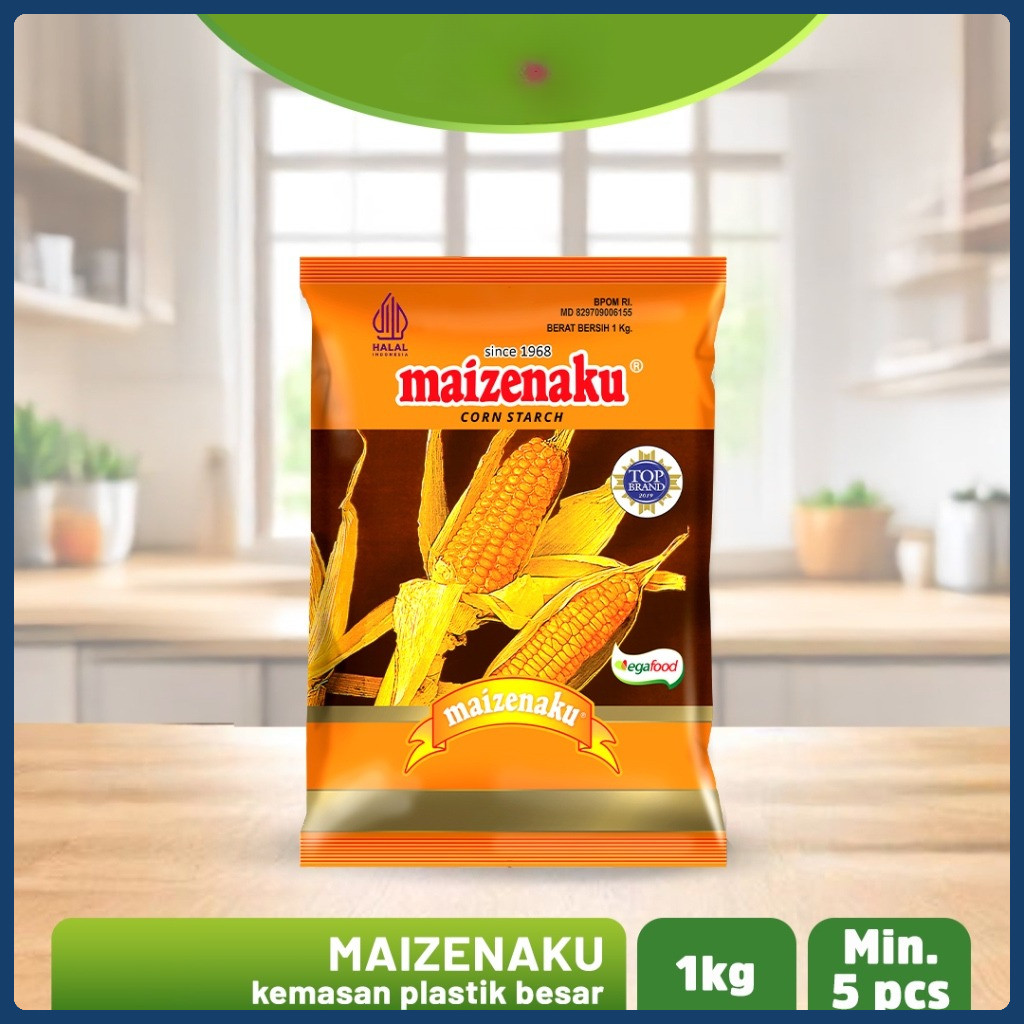 

MAIZENAKU / Tepung Pati Jagung / Tepung Maizena 1 kg ORI