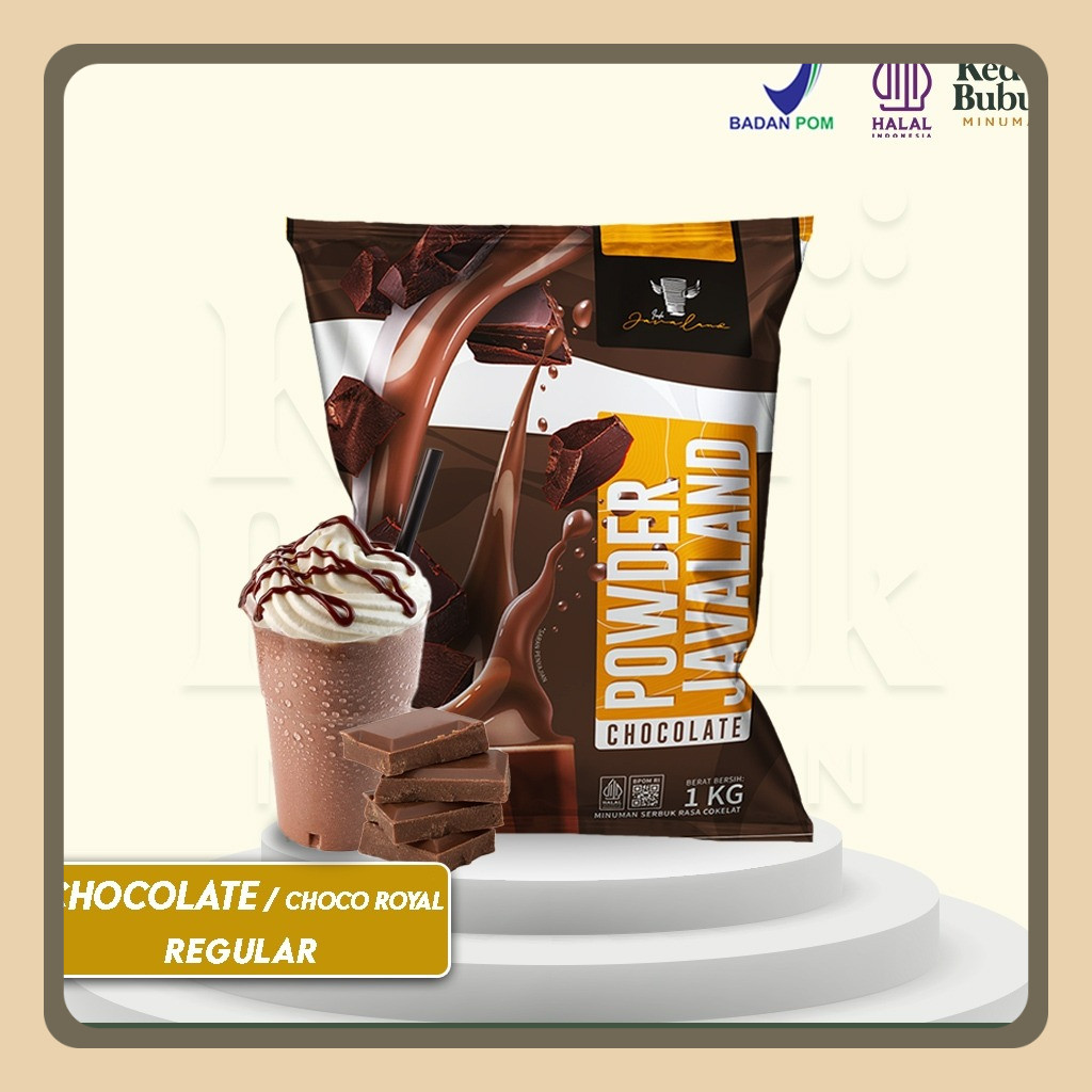 

Javaland Bubuk Minuman Rasa Choco Royal / Chocolate 1Kg - REGULAR Plain | Bubble Powder Drink Boba