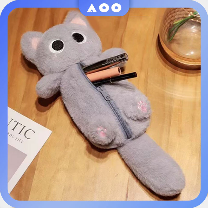 

Tas Pensil Kucing Mata Besar Kotak Pena Boneka Mewah Tas Alat Tulis Tempat Penyimpanan Alat Tulis Kecil Tas Pensil Ins Tas Pensil Gaya Korea Tas Pensil Baru Tas Pensil Lucu Tas Pensil Boneka Mewah