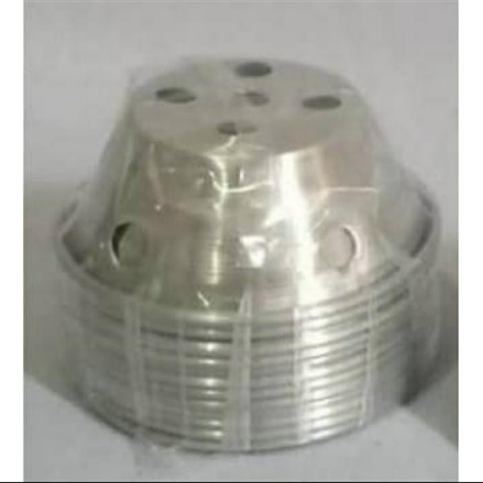 Cetakan bolu kukus pendek tipe C kecil isi 12pcs