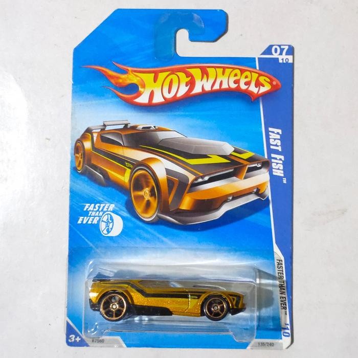TR99 HW Hot Wheels Fast Gold Fish Faster than Ever FTE