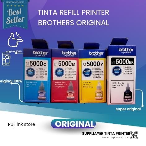 

1 SET TINTA BRODHER BT/D6000 /BT/5000 ORIGINAL