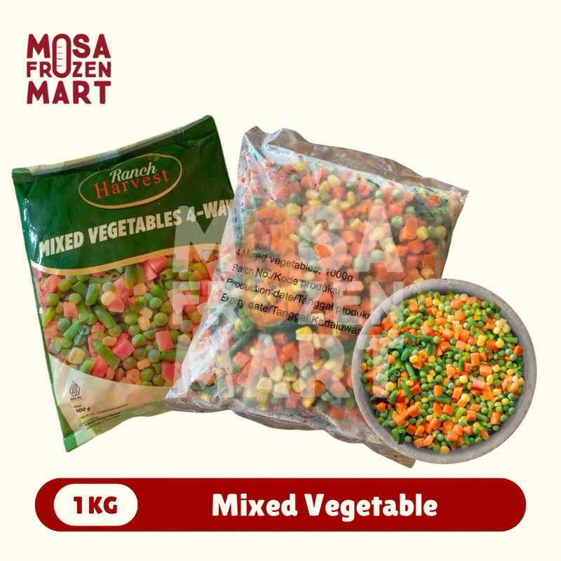 

Mixed Vegatable Frozen 1 Kg | Sayuran Beku