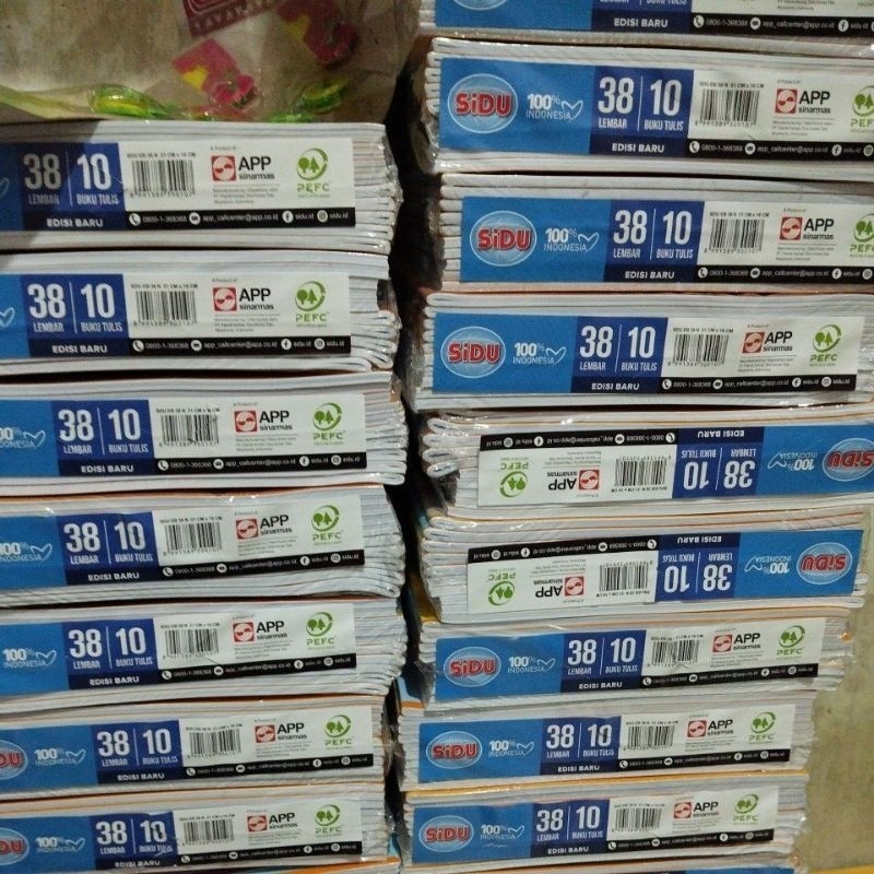 

buku tulis sidu 38 per pack 10 buku