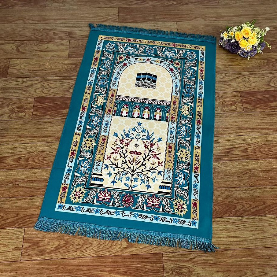 [COD] Sajadah Turki Suede Tebal Halus  Motif Mewah  Elegan  Super Nyaman Dipakai Sholat