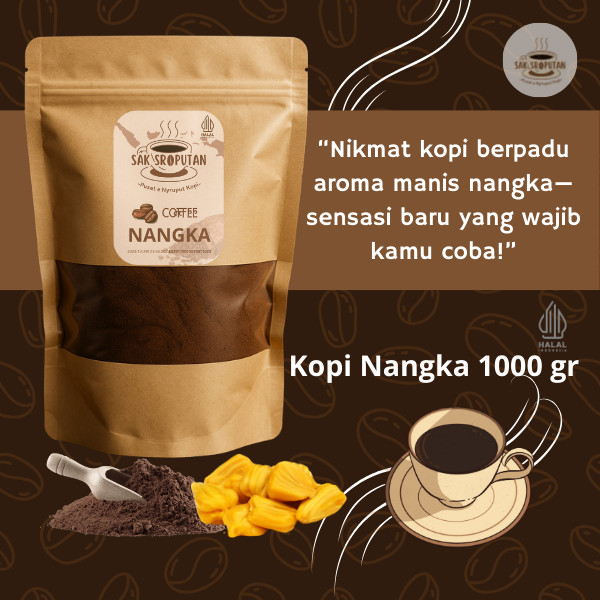 

Bubuk Kopi Nangka Madu 1 kg manis harum Nangka mantap aroma buah Nangka bubuk kopi nangka 1 kg bubuk kopi nangka madu 1000 gram bubuk kopi nangka 1000 gram bubuk kopi madu bubuk kopi liberika bubuk kopi robusta mix nangka