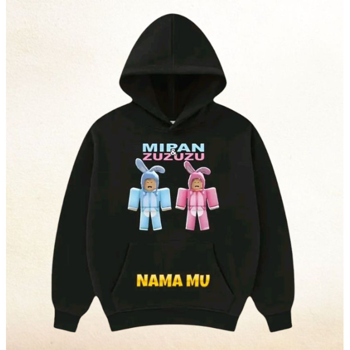 Hoodie Mipan & Zuzuzu Anak Laki Laki dan Perempuan Jaket Gambar Mipan & Zuzuzu Anak Sweater Anak Cew