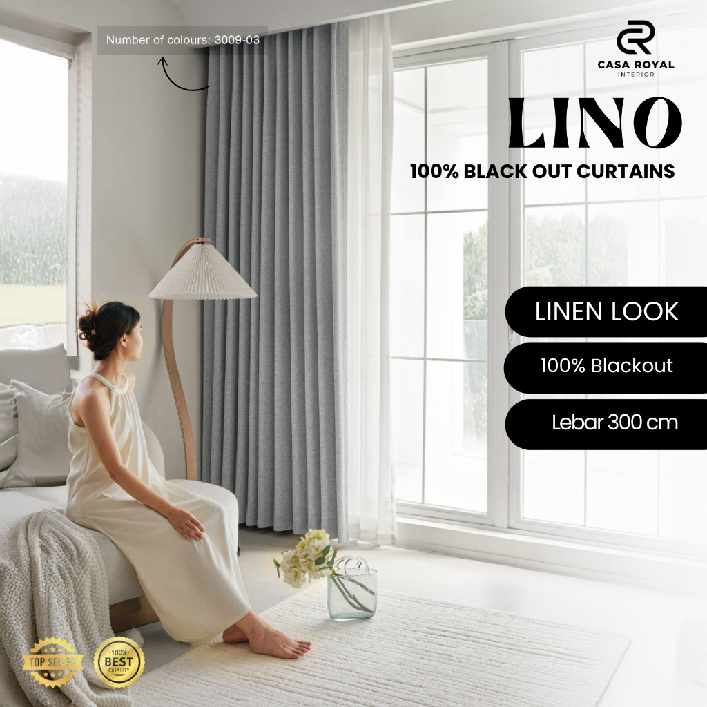 (LINO) BAHAN KAIN GORDEN BLACKOUT/ GORDEN LINEN/ BAHAN GORDEN/  GORDEN AESTETIK/  GORDEN PREMIUM/ KA