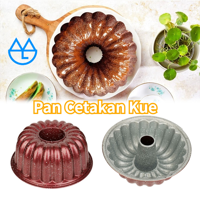 Cetakan Marmer Cake Anti Lengket/ Baking Pan Cetakan Kue Bolu/Loyang Kue Bolu Classic Anti Lengket