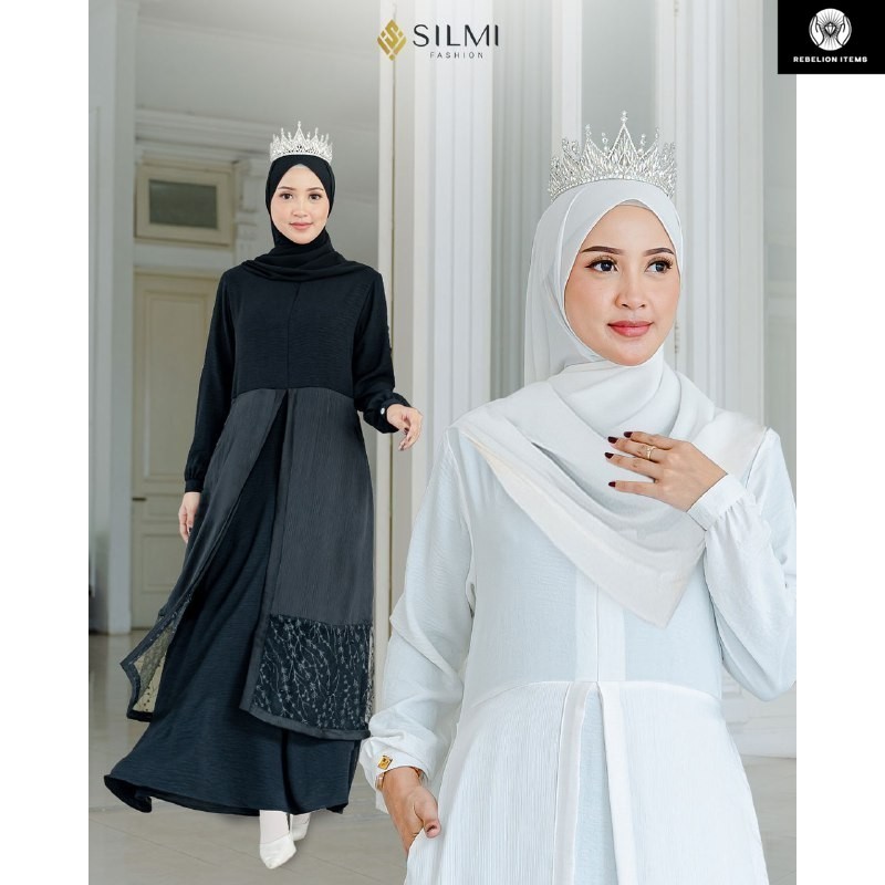 Silmi Official || Gamis Kondangan Simple Elegan || Rayya Family By Silmi Gamis Melayu Terbaru 2025 |