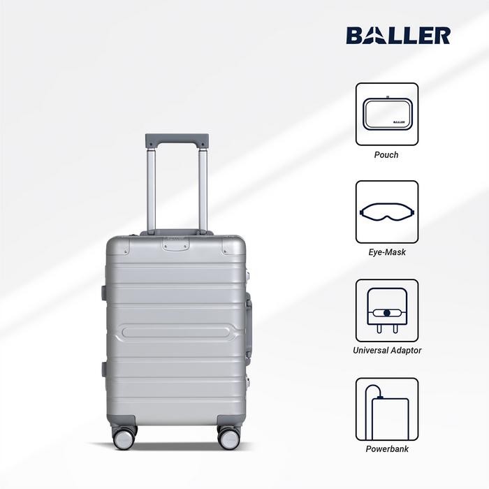 Baller Koper Aluminium 20 inch - Silver - Koper + Aksesoris