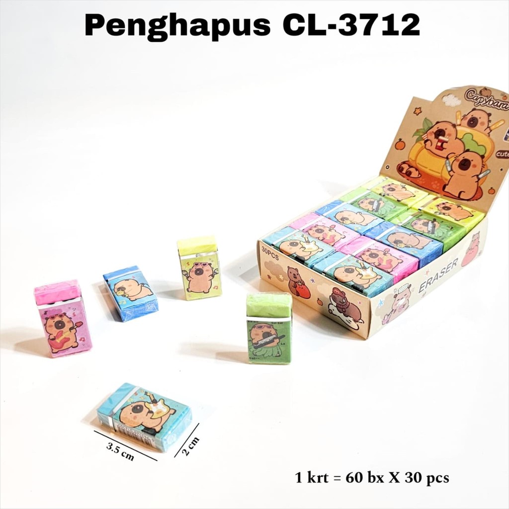 

30PCS Penghapus Fancy / 1pak Eraser Segi Fancy Karakter