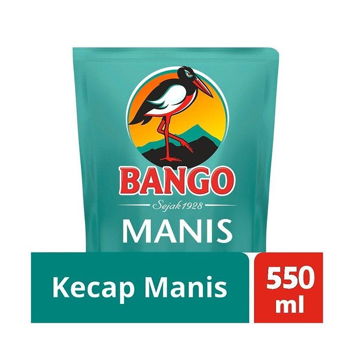 

KECAP BANGO SATUAN PCS 550ml Kecap Manis Bango