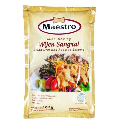 

maestro mayonais rasa wijen mayonnaise salad dressing 100 gram