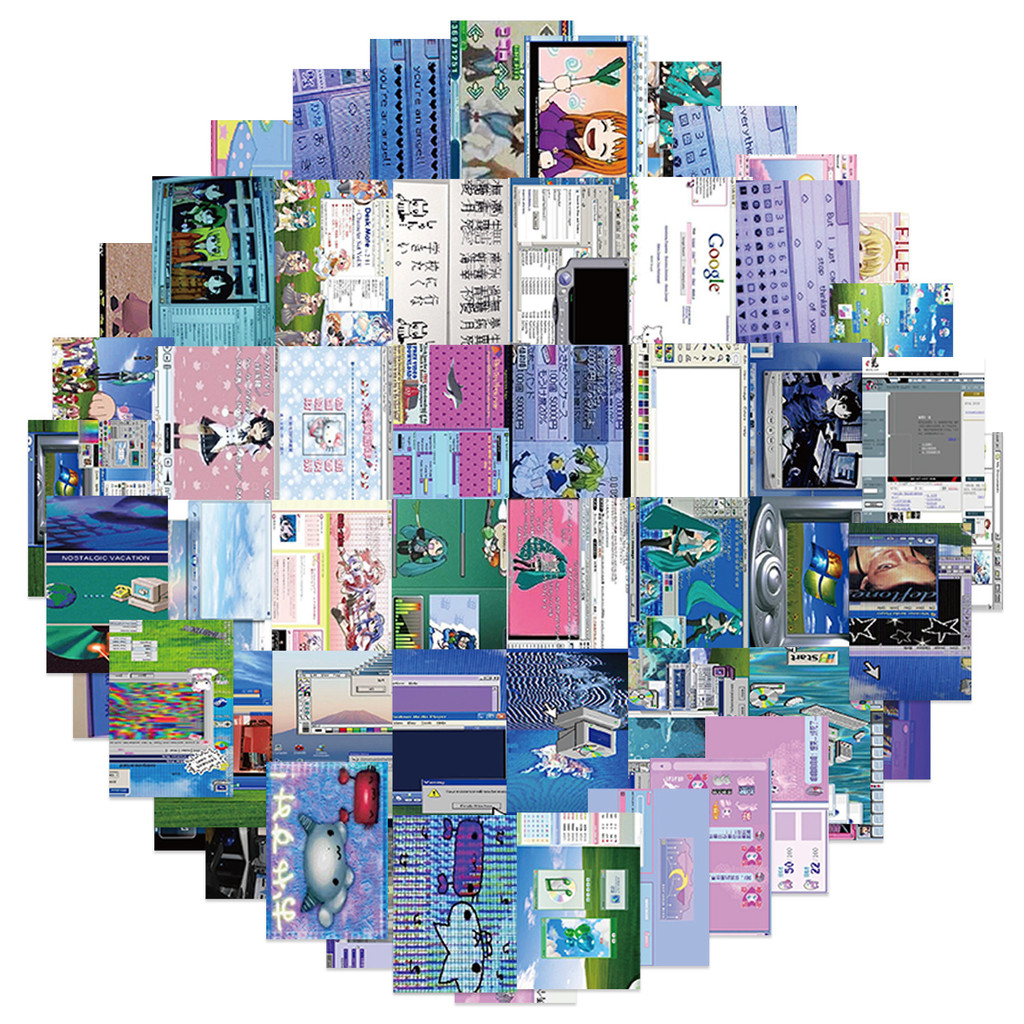 

10/30/50pcs Cartoon Webcore Creativity Graffiti Stickers Decal Laptop Motorcycle Luggage Snowboard Fridge Car Pegatina