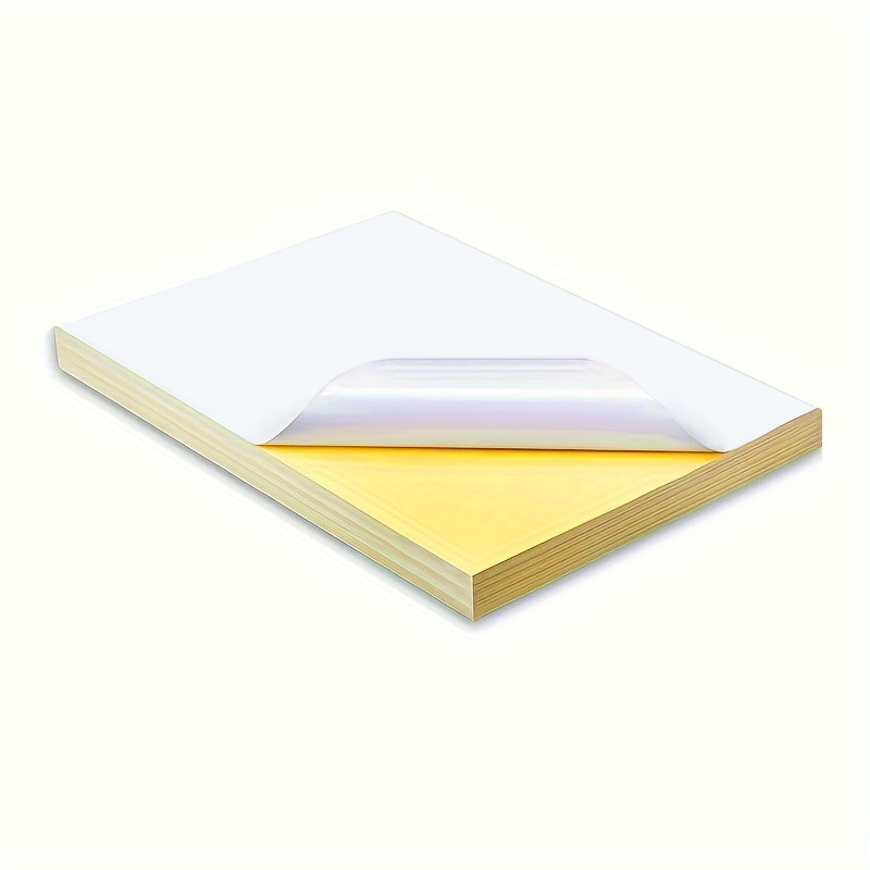 

50 sheets writing paper & A4 size stickers, suitable for laser printers and inkjet printers, self-adhesive printing paper