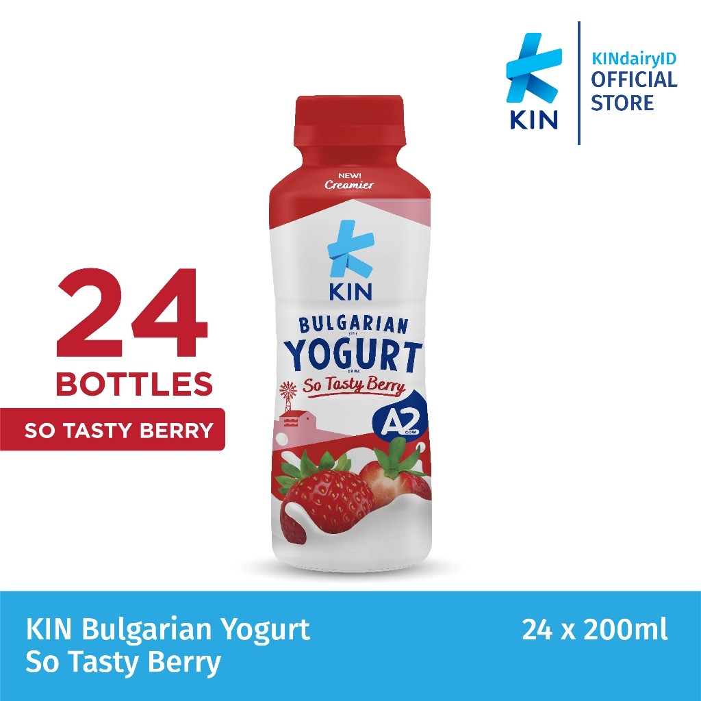 

KIN BULGARIAN YOGURT STRAWBERRY (24x200 ML)