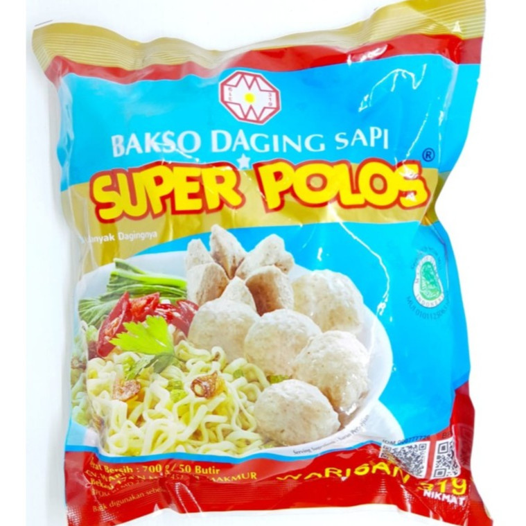 

Bakso Sapi Warisan Super Polos isi 50 Kemasan 800 Gr