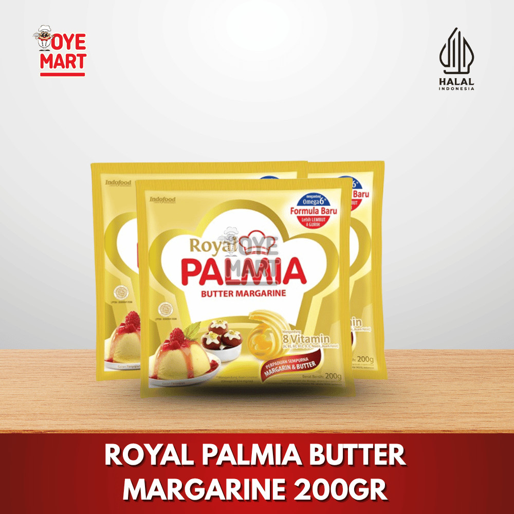 

PALMIA ROYAL BUTTER MARGARINE 200GR