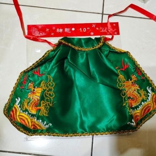 Jubah Rupang / Baju patung kwan kung - Naga - bordir - 10 Inch - gl