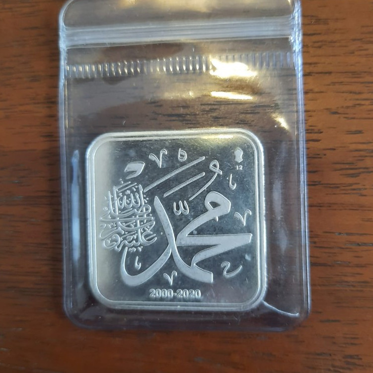 Koin Perak 10 Dirham IMN 1 Oz 31.1 Gr Silver Coin not Nadir RCM SRH (SB)