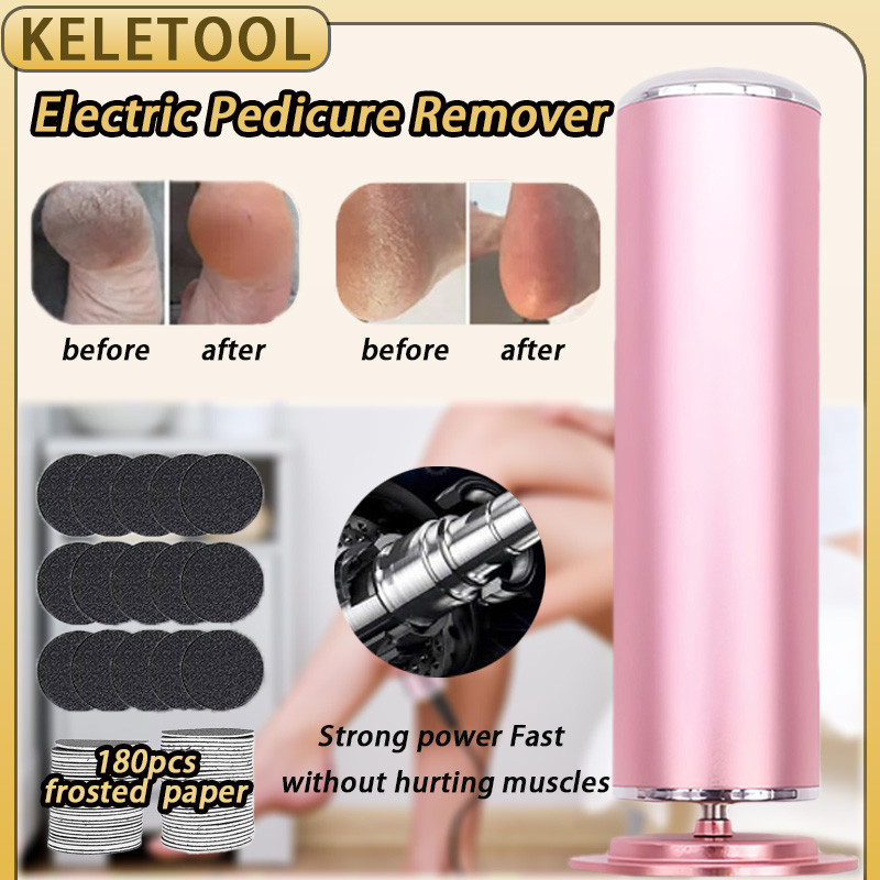 Kikir Kaki Elektrik Penghilang Kalus Pengamplas Kaki Profesional Penggiling Penggosok Kikir Kaki Ped