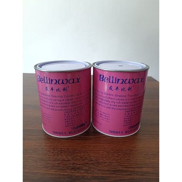 BELLINWAX PUTIH/HITAM 1000Ml / Pengkilap lantai marmer, granite