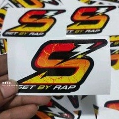 stiker SET BY RAP stiker motor