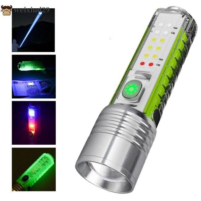 Senter Outdoor LED 520A 8 mode 30w senter strobo super terang - senter 520A