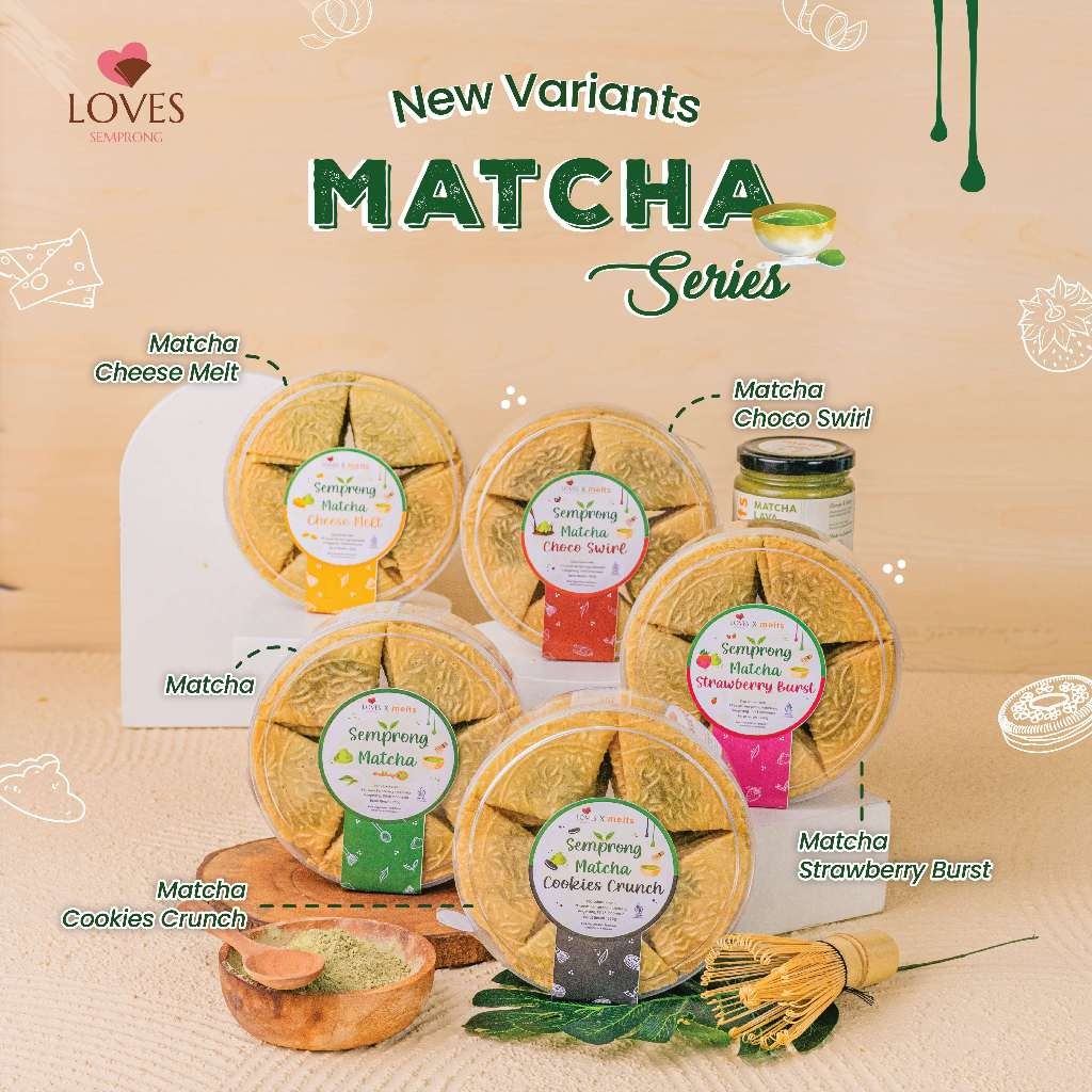 

Loves Semprong – Matcha Series (5 Varian Matcha)