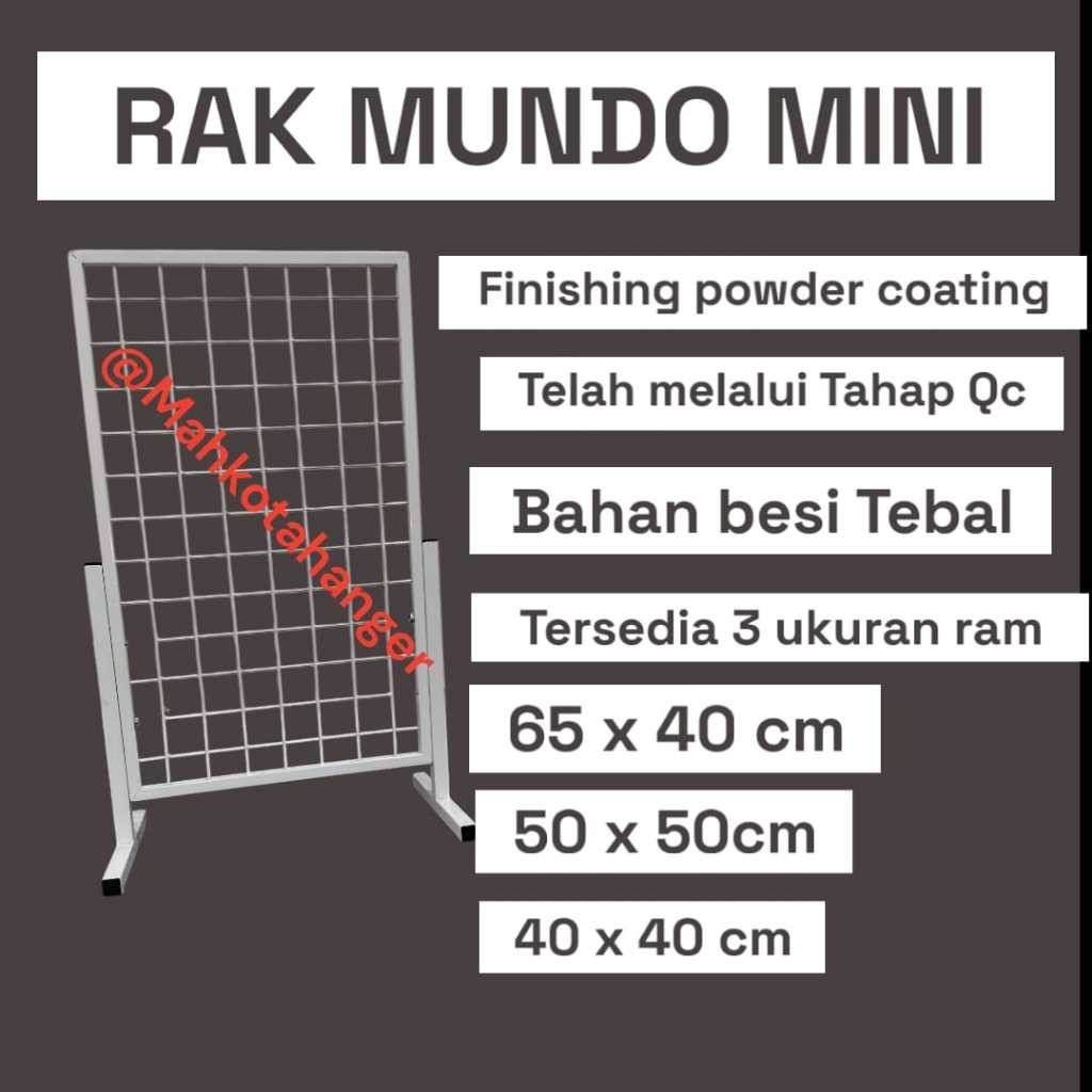 RAK MUNDO MINI/RAK DISPLAY ETALASE/MINI LOKET DISPLAY