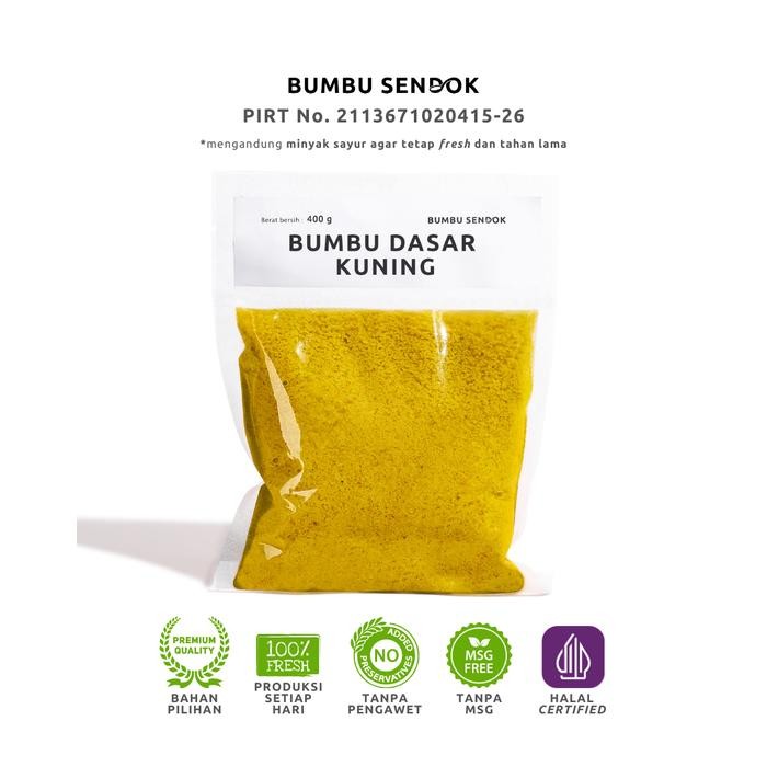 

BR BUMBU SENDOK Refill Bumbu Dasar Kuning - 400gr